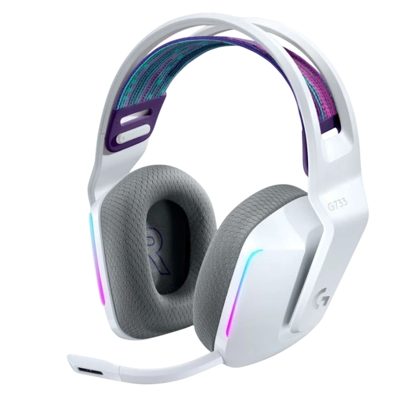 Logitech G G733 Blanc Bluetooth 5.0 29h Casque gaming sans fil