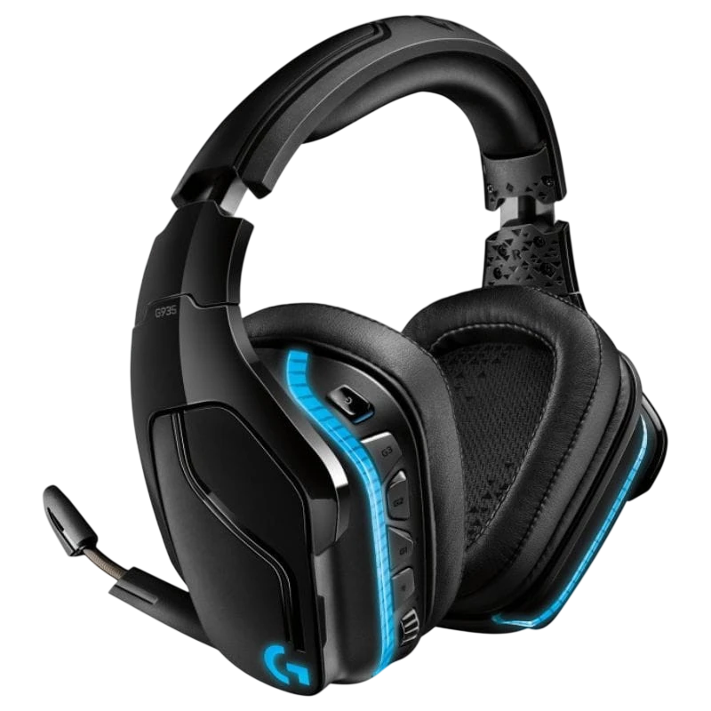Logitech G G935 Noir/Bleu Arceau Casque gaming sans fil