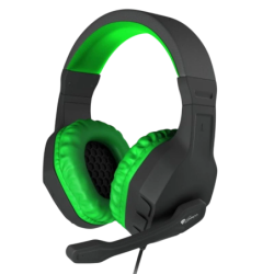 Genesis Argon 200 Noir/Vert Arceau avec micro Casque gaming