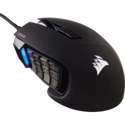 Corsair Scimitar RGB Elite USB 18000 DPI Noir 17 boutons 122 g Souris Gaming