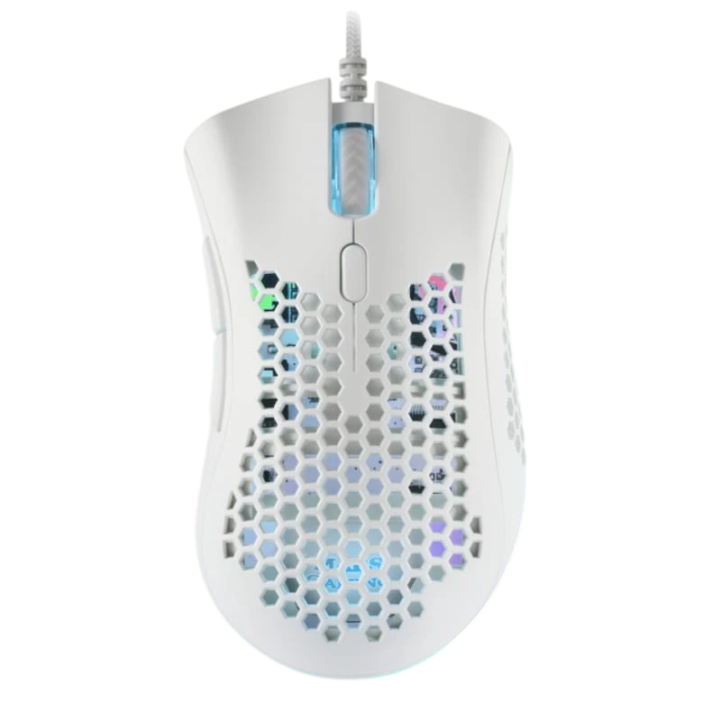 Mars Gaming MMEXW USB RGB 32000 DPI Blanc 7 boutons 75 g Souris