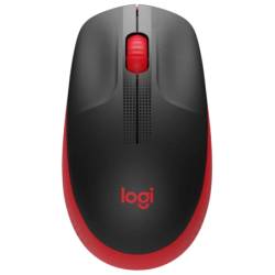 Logitech M190 Noir/Rouge 1000 DPI 3 boutons 2.4GHz 90 g Souris