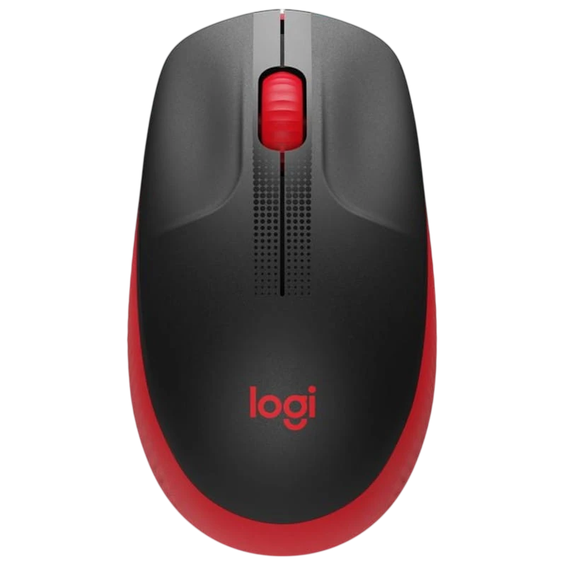 Logitech M190 Noir/Rouge 1000 DPI 3 boutons 2.4GHz 90 g Souris