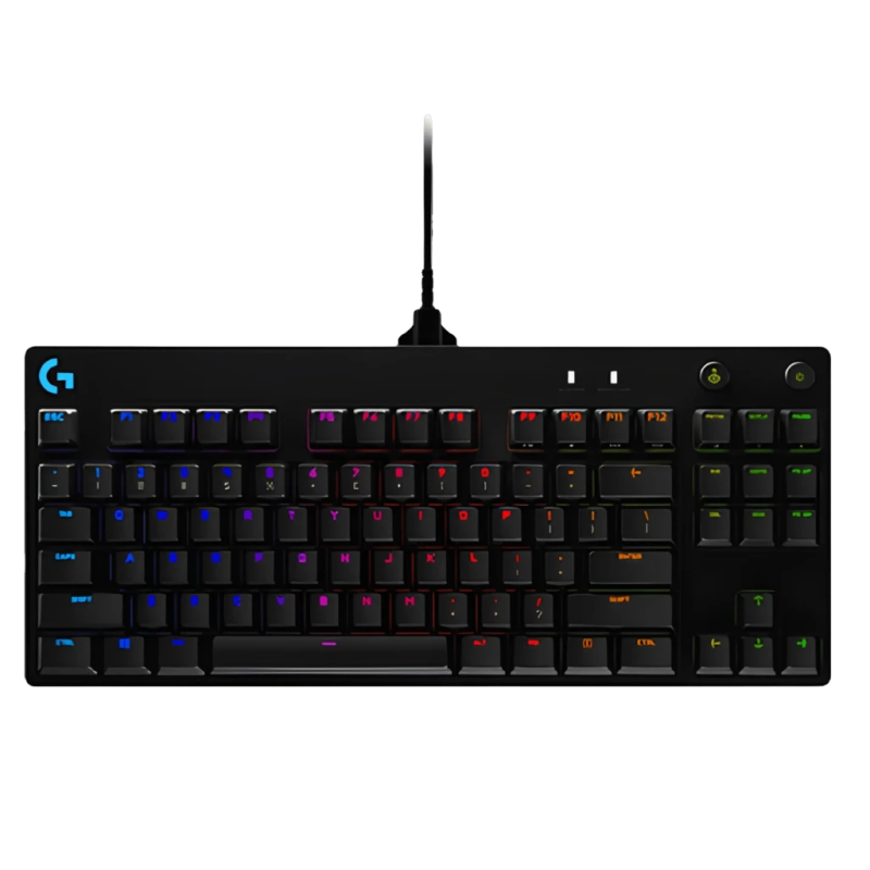 Logitech G Pro RGB USB Noir mécanique TKL espagnol Clavier gaming