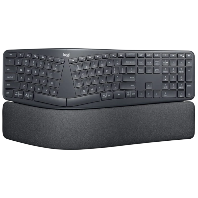 Logitech Ergo K860 Graphite Bluetooth + 2.4GHz espagnol Clavier mécanique sans fil