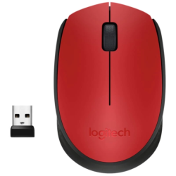 Logitech M171 Red-K USB 1000 DPI Rouge 2 boutons 2.4GHz 70 g Souris