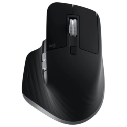 Logitech MX Master 3S for Mac Bluetooth 8000 DPI Noir Argent 7 boutons laser Souris
