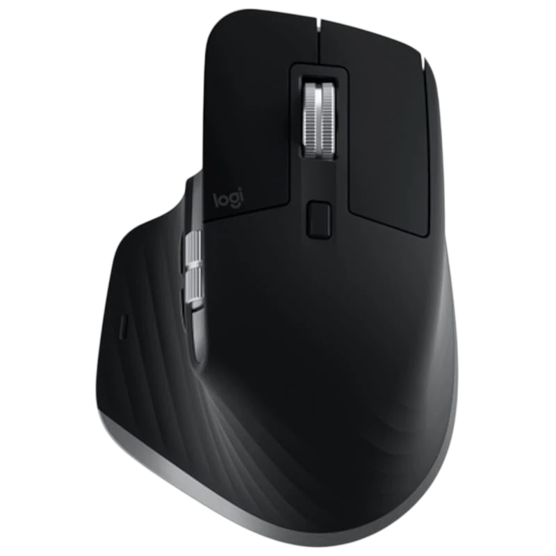 Logitech MX Master 3S for Mac Bluetooth 8000 DPI Noir Argent 7 boutons laser Souris