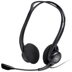 Logitech 960 Noir avec micro Écouteurs