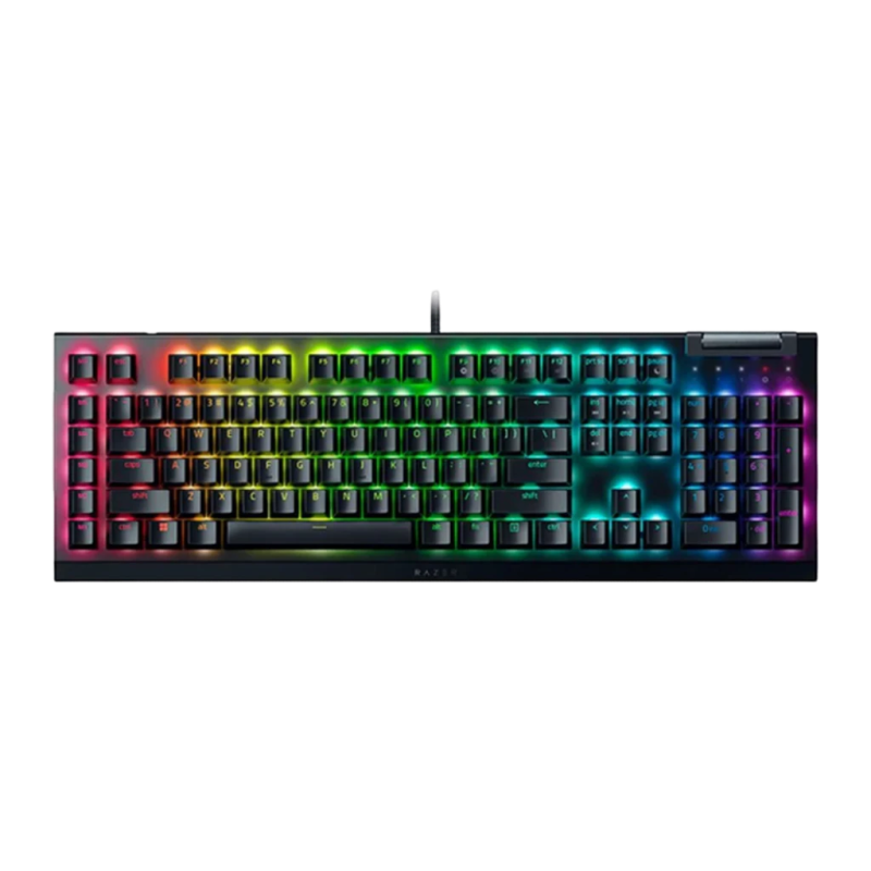 Razer BlackWidow V4 X Yellow Switch Câble USB Tressé 2m mécanique RGB Clavier gaming