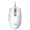 Mars Gaming MMG USB RGB 3200 DPI Blanc 6 boutons 74 g Souris Gaming