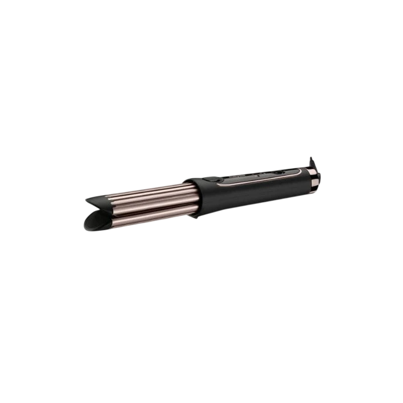 BaByliss Curl Styler Luxe Noir/Or Rose 32W 200°C céramique 3 températures air froid Fer à boucler