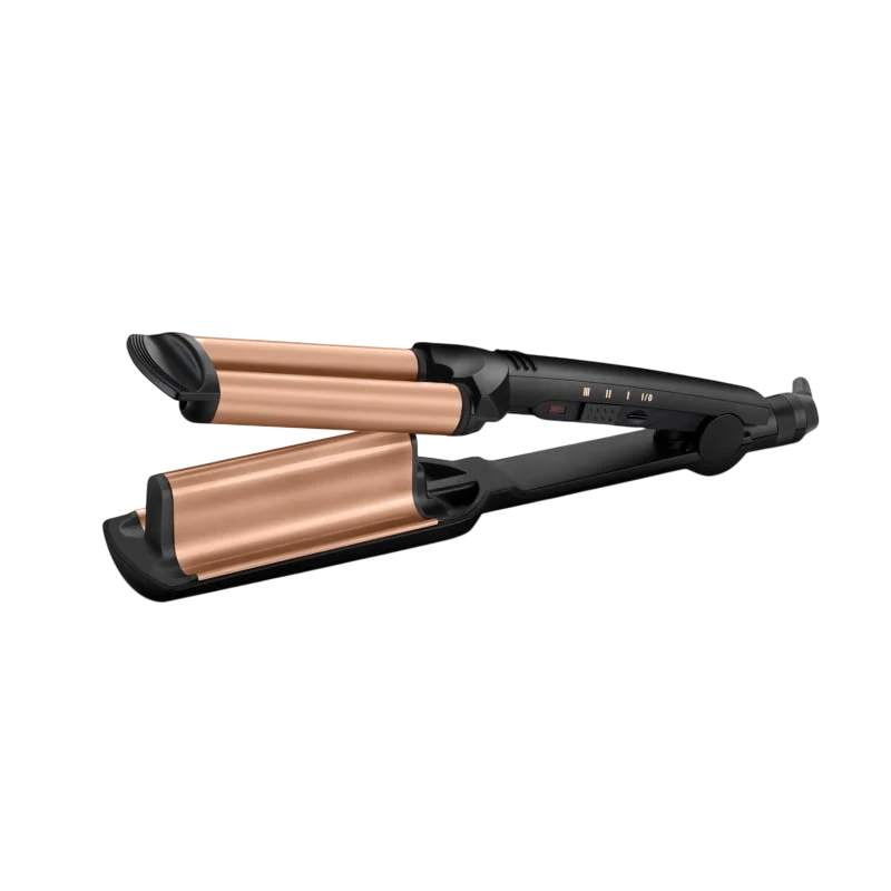 BaByliss Deep Waves Noir/Orange 200°C céramique 3 températures Fer à boucler