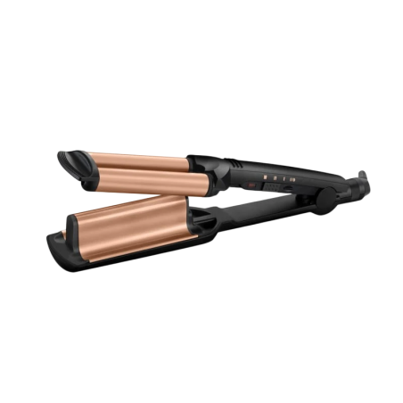 BaByliss Deep Waves Noir/Orange 200°C céramique 3 températures Fer à boucler