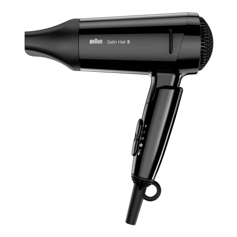 Braun Satin Hair 3 HD350 Noir 1600W ionique 2 températures Sèche-cheveux