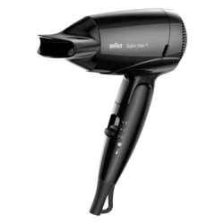 Braun HD130 Noir 1200W ionique 2 températures air froid Sèche-cheveux