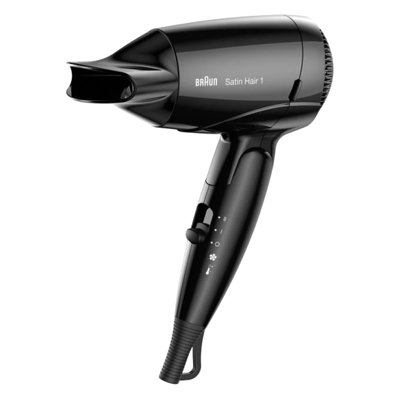 Braun HD130 Noir 1200W ionique 2 températures air froid Sèche-cheveux