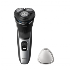 Philips Shaver 3000 Series S3143/00 Noir/Argent sans fil sec et humide 60 min Rasoir électrique