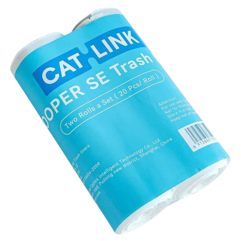 Pack de 2 Rouleaux de sacs pour Catlink BayMax Lite Blanc