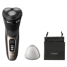 Philips Shaver 3000 Series S3242/12 Noir/Or sec et humide 60 min Rasoir électrique