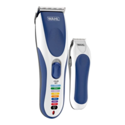 Wahl Color Pro Cordless Combo 10 Peignes Bleu/Blanc sans fil 60 min Tondeuse à cheveux