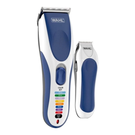 Wahl Color Pro Cordless Combo 10 Peignes Bleu/Blanc sans fil 60 min Tondeuse à cheveux
