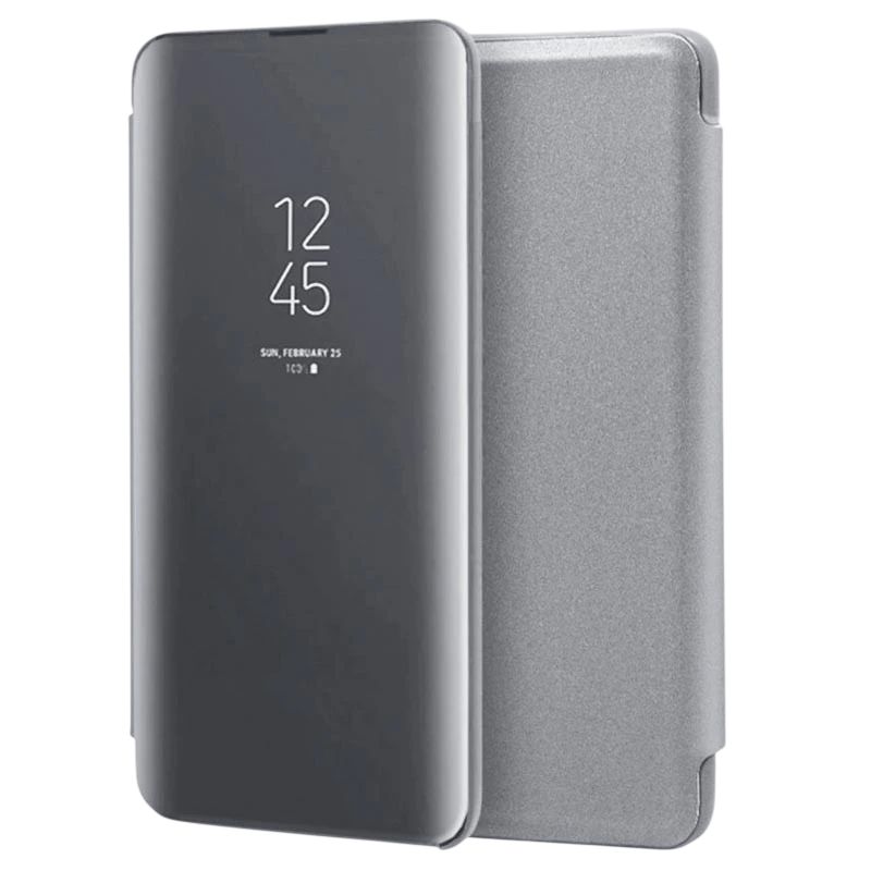 Coque pochette Smart Mirror Xiaomi 13T / 13T Pro Argent