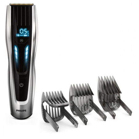Philips Hair Clipper Series 9000 HC9450/15 Noir/Argent 120 min Tondeuse à cheveux