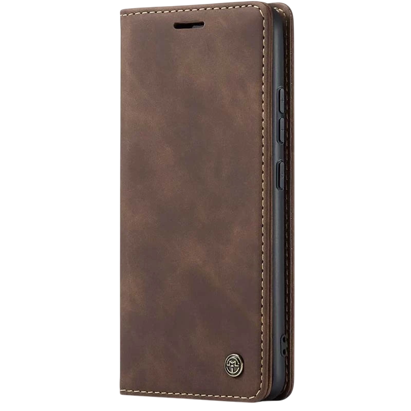 Étui livre Magnetic Wallet Xiaomi Redmi Note 13 Pro+ 5G Marron Foncé