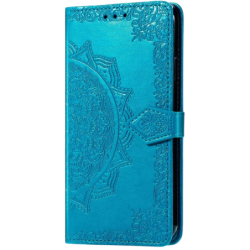 Étui livre Mandala Xiaomi 13T / 13T Pro Bleu