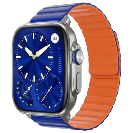 Udfine Watch Gear Bleu 2,04 pouces AMOLED 7 jours +100 sports 5ATM