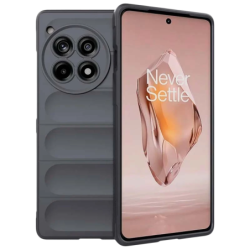 Coque en silicone Wave Oneplus 12R Gris Foncé