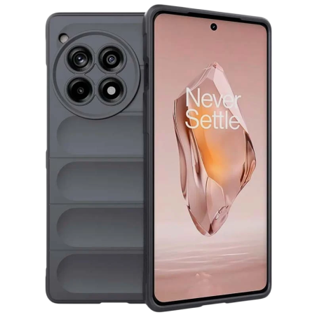 Coque en silicone Wave Oneplus 12R Gris Foncé