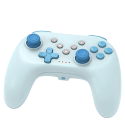DOBE TNS-0117R Bleu Nintendo Switch/PC Bluetooth 500mAh Manette de jeu sans fil
