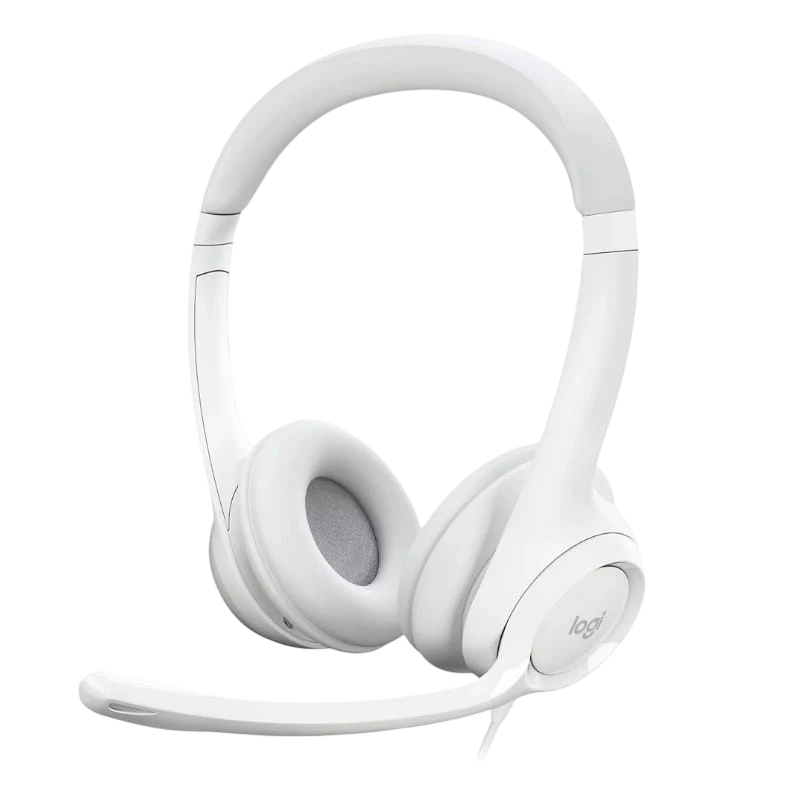 Logitech H390 Blanc Arceau avec micro Casque