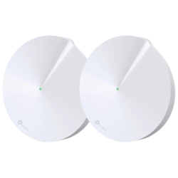 TP-Link Deco M5 Système WiFi AC1300 (2 Pack) Blanc Double bande 2 ports 4 antennes Routeur mesh