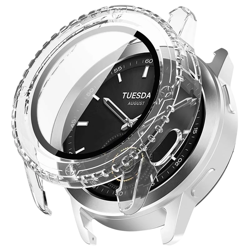 Coque PC + Verre Trempé Xiaomi Watch S3 Transparent