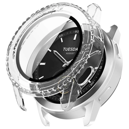 Coque PC + Verre Trempé Xiaomi Watch S3 Transparent