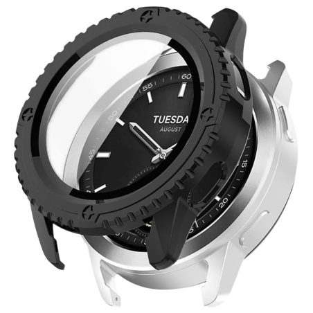 Coque PC + Verre Trempé Xiaomi Watch S3 Noir
