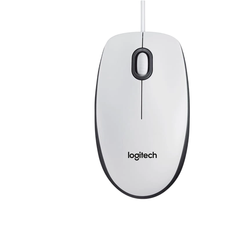 Logitech M100 USB 1000 DPI Blanc 3 boutons 90 g Souris