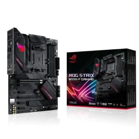 ASUS ROG STRIX B550-F GAMING AMD Socket AM4 128GB ATX Noir 2,5G Ethernet 2 emplacements M.2 Carte mère
