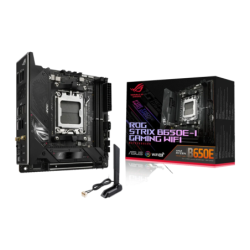 ASUS ROG STRIX B650E-I GAMING WiFi AMD B650 AM5 DDR5 Mini ITX 2,5G Ethernet 2 emplacements M.2 Carte mère