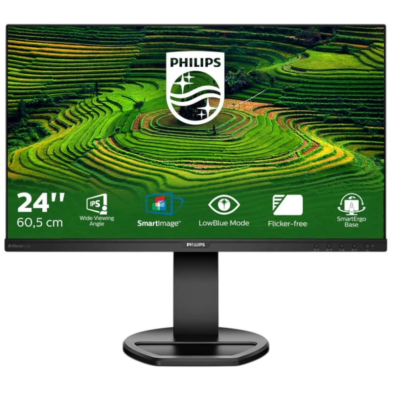 Philips B Line 241B8QJEB/00 Noir 23,8 pouces Full HD IPS 5ms Écran