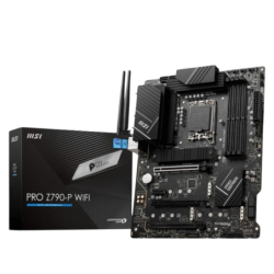 MSI PRO Z790-P WiFi Intel LGA 1700 128GB ATX Noir 2,5G Ethernet 4 emplacements M.2 Carte mère