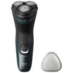 Philips Shaver 3000X Series X3052/00 Noir/Vert sans fil sec et humide 45 min Rasoir