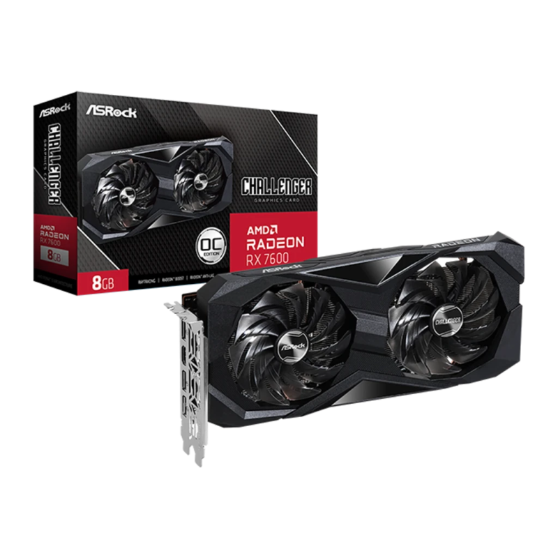 ASRock Challenger Radeon RX 7600 8GB GDDR6 Carte graphique