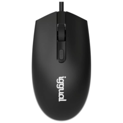 Iggual IGG317624 USB 1600 DPI Noir 4 boutons Souris