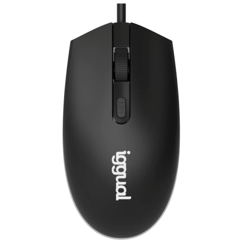 Iggual IGG317624 USB 1600 DPI Noir 4 boutons Souris