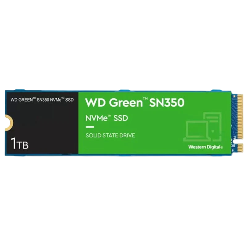 Western Digital Green WDS100T3G0C 1To SSD Vert