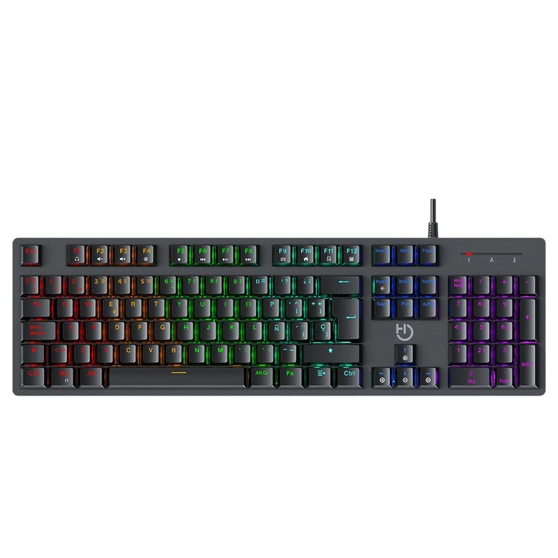 Hiditec GK400 RGB USB Noir mécanique Clavier gaming